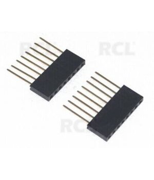 SOKETIS 1x 8pin 2,54 mm, 10 mm

 CJL4081PIN.jpg