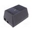 KM-67 BK Enclosure: for power supplies; X: 97mm; Y: 137mm; Z: 67mm; ABS; black 6oTsvE0n2rnyMpZMqa7Ma38TTWs61UEV1ZXUvf5VGNA