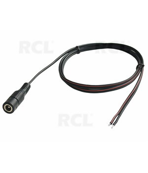 KABELIS DC 2pin sieviešu 2,1/5,5 mm, 0,8 m, LED lentei

 CKA430_08.jpg