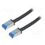 CQ7023S Patch cord; RJ45 plug,both sides; S/FTP; 6a; stranded; Cu; 0.5m; PE Zn7PDvQDw9gbRiv5TxaaELp6XQo2xdAqohJ86ouxezY