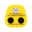 070-0012 Earthing plug; ESD; yellow; 1MΩ Xoks31UYT8Lr0Yri_yZCpxVszEnOy6vZaC9ARgRX-wk