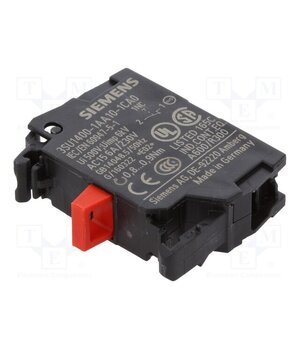 3SU1400-1AA10-1CA0 Contact block; 22mm; 3SU1.5; -25÷70°C; front fixing; Contacts: NC mkCqCOKYpOHUGCE1WfRemKd9bOk1t8QI-hluOIUHoXI