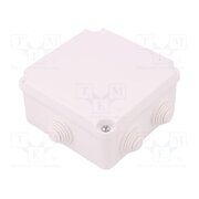 0222-00 Enclosure: junction box; X: 108mm; Y: 108mm; Z: 58mm; wall mount VbHjiSrFbmbCgeRaQpGG9_ZhCoDUetwuZfShz-iv2M0
