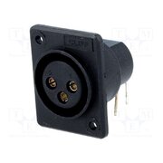 XACF-PC (CP300151) Connector: XLR; socket; female; 5A; PIN: 3; angled 90°; THT; black m2eYSCAEYSE2GS3ecIIe45GZFnXOmRGw9-ojjVJl0J0