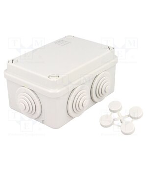 1SL0820A00 Enclosure: junction box; X: 79mm; Y: 114mm; Z: 57mm; wall mount; IP55 ApIZqNub3o_ojVFQhMenu7Wpt-PqjeuPkUxrDBEdVm4