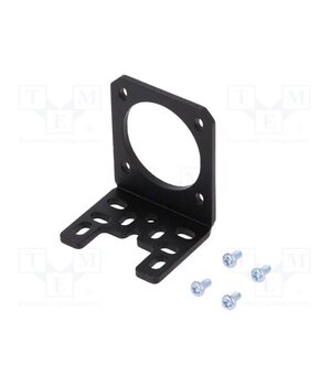 STAMPED ALUMINIU L-BRACKET FOR NEMA 17 Bracket; black; bracket,mounting screws; stepper motors; 1pcs. E-k-Mp82iXjDSvNxOUpemT9lalWUwG6G7P32AH8uYFg