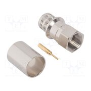 222195 Connector: F; plug; male; crimped; for cable; straight; gold-plated 9CHjNiY7S5K-xzl8Bu6OCgSzSjmiYIe8JCKZYjFqgAg