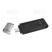 Флэш-накопитель USB-C  (C type) 3.2 64GB Gen1 DT70 KINGSTON