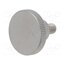 DIN 464-M5-8-NI Knob; Ø: 20mm; Ext.thread: M5; 8mm; H: 11.5mm; stainless steel Ts6HC7TQAJglnwzPcS3E6GeXuvU53KKdHIuhCowqy6c