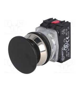 NEF30-DSXY Switch: push-button; 30mm; Stabl.pos: 1; NC + NO; black; IP55; NEF30 iIJt5bwHAa7mwnTnj33FG2eBCvfuwbzQcyKCgIznq1k