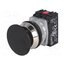 NEF30-DSXY Switch: push-button; 30mm; Stabl.pos: 1; NC + NO; black; IP55; NEF30 iIJt5bwHAa7mwnTnj33FG2eBCvfuwbzQcyKCgIznq1k
