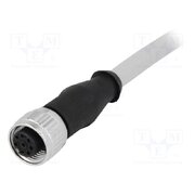 21348500882050 Connector: M12; plug; female; PIN: 8; straight; cables; 5m; PVC x9-i73QufyEoyYW-iw1MgyEGv5JEq2QRG9Dr4ziIHtM
