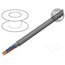 5306FE 008500 Wire: control cable; 8x18AWG; Insulation: PVC; grey; Core: Cu; 300V M5HujpCGJ7BaQzTvdwW257zNz3lGoqIrHDWd1V1t3hI