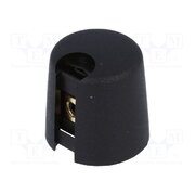 A1016069 Knob; with pointer; plastic; Øshaft: 6mm; Ø16x16mm; black; A10 68KK3kWS8HNHmCnu6aaSsQAhzm_rkzqTH54OfECoZjE