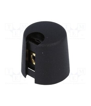 A1016069 Knob; with pointer; plastic; Øshaft: 6mm; Ø16x16mm; black; A10 68KK3kWS8HNHmCnu6aaSsQAhzm_rkzqTH54OfECoZjE