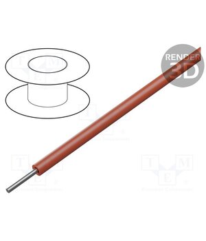 1563 RD005 Wire; HookUp Wire; 20AWG; wire; Cu; PVC; red; 1kV; 30.5m; 100ft RaNS1DQQeKxXwlZaR75sR_SlGugAAsPCN4-8wCZblLM