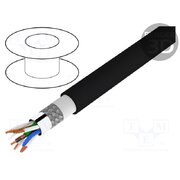 74006 BK002 Wire; Alpha Essential Flexing Ethernet; S/FTP; Cat 5e; 4x2x26AWG b0pGHlu6RX15dH_XJJdCYA_Uhy4pdSlP1W89FQyyEPA