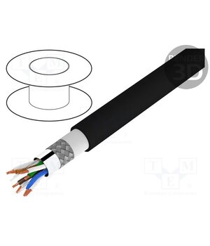 74006 BK002 Wire; Alpha Essential Flexing Ethernet; S/FTP; Cat 5e; 4x2x26AWG b0pGHlu6RX15dH_XJJdCYA_Uhy4pdSlP1W89FQyyEPA