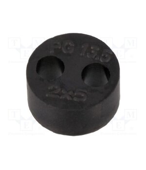 HELUTOP HT-MFDE M20 2X5 Insert for gland; 5mm; M20; IP68; NBR caoutchouc; Holes no: 2 8L9cBn7PJOc0JaJot50xPvS4YZu84cRf0MGbIoLdBlE