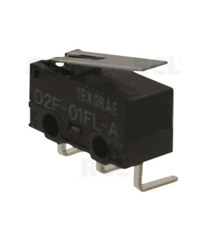 MIKROSLĒDZIS IESLĒGTS (ON), 3A/125VAC, 2A/30VDC, 12,8x5,8x6mm, D2F-L-A, Omron

 CPR705LK1.jpg