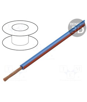 FLRY-A0.35-BL/RD/1 Wire; FLRY-A; 1x0.35mm2; stranded; Cu; PVC; blue-red; 60V; Class: 5 SYmWpgOzBHhTpK1bFt-sUpQI4cKD7tNc3COLoJZpNT8