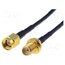 40171 Cable; 20m; SMA male,SMA female; black; 50Ω 4lIlXyaCt36ekKcj6ZLMhTuCH-ZK-a4M5m2a1v8EVzg