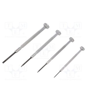 T4852P Screwdriver: precision-set; precision; slot; 4pcs. uy5hvs2JT81miS2aVbky1EiJapHfsGkffTJcC4bJXqA