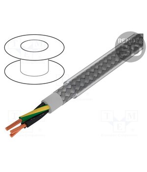 470031CY CL033 Wire; Pro-Met; 3G1mm2; shielded,tinned copper braid; PVC; 100m vn_AoiwlfRBOP8T69Z1wQ2flx-xkvFLS9ZPMay7tF3c