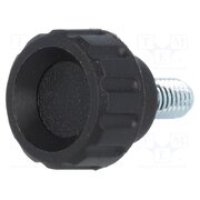 6371 Knob; Ø: 16mm; Ext.thread: M5; 10mm; H: 13mm; polyamide; knurled g2RZdZUtbkDAKv06NYoEC9MCFQ621o6xNdbI0J--fUQ