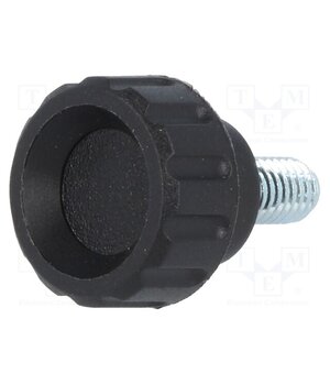 6371 Knob; Ø: 16mm; Ext.thread: M5; 10mm; H: 13mm; polyamide; knurled g2RZdZUtbkDAKv06NYoEC9MCFQ621o6xNdbI0J--fUQ