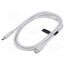 TAXWG Cable; USB 2.0; USB C plug,both sides; nickel plated; 1.5m; white Xbt9-kIwXeJmkBfiWiYSqs9e71AFWbacnNbuc_X24wg
