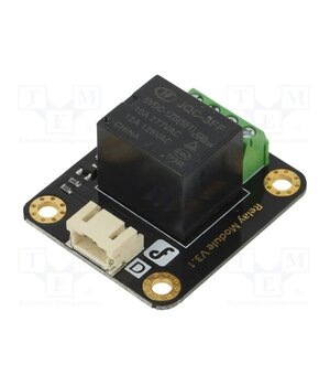 DFR0017 Module robotics: relay; Ch: 1; 5VDC; max.150VAC; 15A; TTL; toff: 5ms 9KO0FdORtLaNZHcxo_iu6LyVoI8e9FUutLcsl8MA3EA