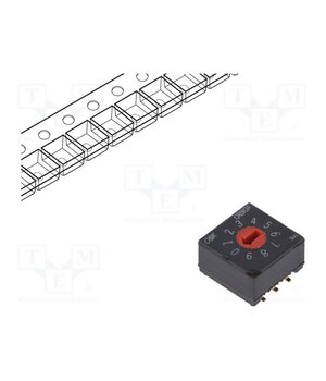 CRD10RM0SBR Encoding switch; DEC/BCD; Pos: 10; SMT; Rcont max: 100mΩ; 1Ncm; CRD wNoCzYb0CP-u8EHui50Kp_8MbQHp8nYyFodMVHKz1JQ