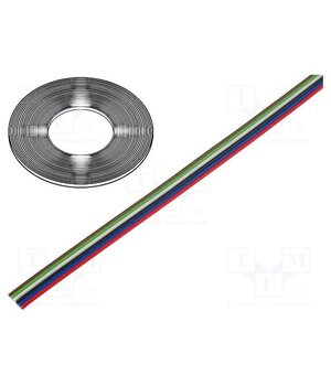 0240 032 Wire: ribbon; TLWY; 6x0.124mm2; stranded; Cu; unshielded; PVC; 150V IwwkTHGITUV-JCKZWhZFZT5rNVef7DNTCVUwxfaVwvo