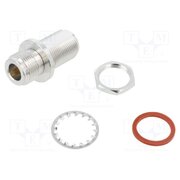 172124 Coupler; straight; 50Ω; gold-plated; PTFE; N socket,both sides _9Bu3QWGzKIbtTINqCRMa5YsnYlWLqZzZxdMw03c0L8
