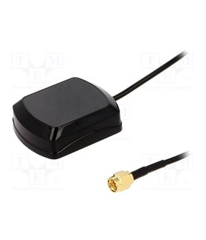 GPS-ANT042 Antenna; GPS; 3dBi; RHCP; magnet; 50Ω; 48x39x14mm; -40÷85°C; Len: 3m Ebr1d0TjmPHXeOZXnJsVkDEZFOgiEIm_3DKSVh0ugsw