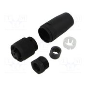 11206 Connector: 7/8"; female; PIN: 3; 12A; IP67; for cable; CuZn; PA66 NWzafIt8CQzL0SrwfFMx1hls6L6cRTI8I5zAuCnfgb8