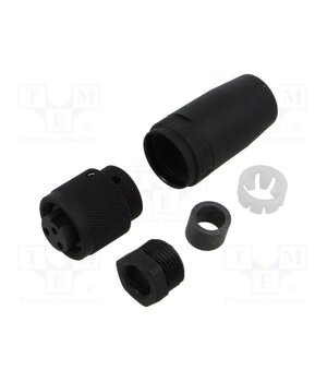 11206 Connector: 7/8"; female; PIN: 3; 12A; IP67; for cable; CuZn; PA66 NWzafIt8CQzL0SrwfFMx1hls6L6cRTI8I5zAuCnfgb8