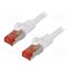 CQ2041S Patch cord; RJ45 plug,both sides; S/FTP; 6; stranded; Cu; 1.5m 27kEO_EzKvT7n8wl-U6BRTKmWsCoi4Ng8OhtaYgy6TA