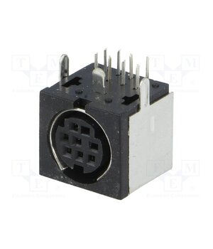 TM 0508 A/8 Connector: DIN mini; socket; female; PIN: 8; shielded; THT; on PCBs Ddl_261PnzJAh9BJFtoaLBgyPgfGJkTBZvLuEr2d0QM