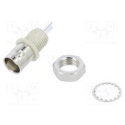 031-10 Connector: BNC; socket; female; straight; 50Ω; soldering; PPO; brass cvrbNxUugDsEiXkigqRj7FomqTinZeZ1clCi4x5W5uM