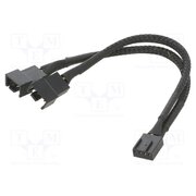 AK-CBFA04-15 Wire: for fan supplying; Plug: straight; 0.15m; splitter 2x kQ_Zcui73kbMr-FvjAgKzyxpv17dRGlc40RRKAYGg94