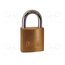 K12030 Padlock; shackle; brass; Protection: low (level 3); A: 30mm; B: 18mm Ez6WdL_azHV-oh6H2k7XgNfn1M1C3Pj4r8f7rpyShP0