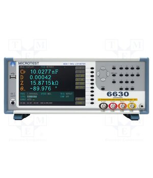 6630-01 LCR meter; Meas.accur: ±0.05%; LCD TFT 7"; 6 digits; 800x480 Y7XopuXOxjVQuKPkccfROZxgGH96U7TV656jwfVILnY