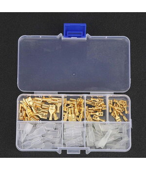 TERMINĀLA komplekts 2,8/4,8/6,3 mm, neizolētas ligzdas ar aizsargiem, 120 gab.

 CADR06D+2.jpg