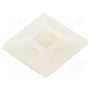 BMB0902 Holder; self-adhesive; polyamide; UL94V-2; natural; Ht: 7mm; L: 28mm vjyaKvapDYXLtDOy3TfPtgHYAFEGx_2mPyz2mzsBUWU