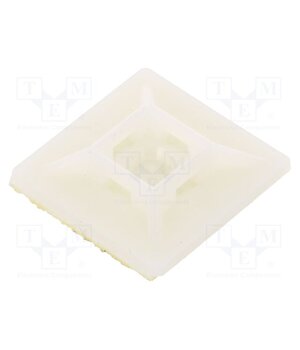 BMB0902 Holder; self-adhesive; polyamide; UL94V-2; natural; Ht: 7mm; L: 28mm vjyaKvapDYXLtDOy3TfPtgHYAFEGx_2mPyz2mzsBUWU