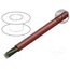 22999 Wire; SiHF; 18G0.5mm2; Cu; stranded; silicone; brown-red; -60÷180°C bfvTWKBYvzP38jN3dWuFhHWoDe1ptr3WVdfeTCWBkbs