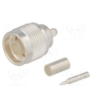 1-1337416-0 Connector: N; plug; male; straight; 50Ω; crimped; for cable; PTFE NJWIhutmrdoiV38G2vPE8qj5_5p8JP4threYOjnnprY