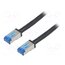 CQ7033S Patch cord; RJ45 plug,both sides; S/FTP; 6a; stranded; Cu; 1m; PE U4XK1dwDiQy2IxxCXxb4F_LYl19Cjaxa2uSX1ENSFTo